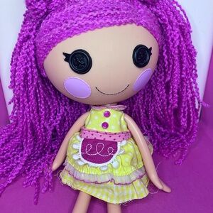 🍪Rare Hair Edition MGA Lalaloopsy Loopy Hair Crumbs Sugar Cookie 13”